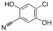 Benzonitrile,4-chloro-2,5-dihydroxy- Structure,58543-90-1Structure