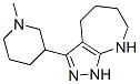 Pyrazolo[3,4-b]azepine,1,4,5,6,7,8-hexahydro-3-(1-methyl-3-piperidinyl)-(9ci) Structure,585520-38-3Structure