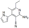 (9ci)-2-氨基-6-乙基-5-甲基-4-(1H-吡咯-2-基)-3-吡啶甲腈结构式_585551-21-9结构式