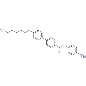 4’-Heptyl-4-biphenylcarboxylic acid p-cyanophenyl ester Structure,58573-95-8Structure