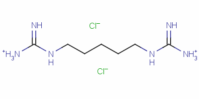 N,n’’’-1,5-pentanediylbisguanidine dihydrochloride Structure,58585-48-1Structure