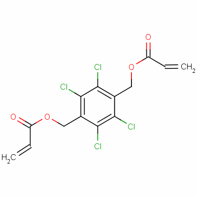 (Tetrachloro-1,4-phenylene)bismethylene diacrylate Structure,58599-60-3Structure