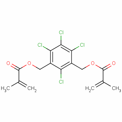 (Tetrachloro-1,3-phenylene)bis(methylene) bismethacrylate Structure,58599-62-5Structure