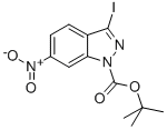 3-碘-6-硝基-吲唑-1-羧酸叔丁酯结构式_586330-18-9结构式