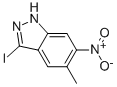 3-Iodo-5-methyl-6-nitro-1h-indazole Structure,586330-45-2Structure