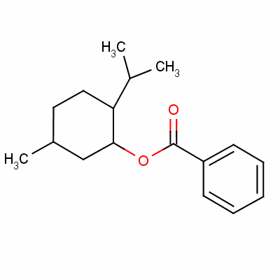 [1S-(1alpha,2beta,5alpha)]-2-(isopropyl)-5-methylcyclohexyl benzoate Structure,58641-29-5Structure