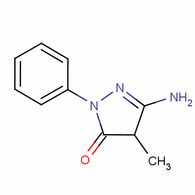 5-Amino-2,4-dihydro-4-methyl-2-phenyl-3h-pyrazol-3-one Structure,58686-39-8Structure