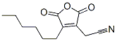 3-Furanacetonitrile,4-hexyl-2,5-dihydro-2,5-dioxo-(9ci) Structure,586978-92-9Structure