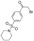 2-Bromo-1-[4-(piperidin-1-ylsulfonyl)phenyl]ethanone Structure,58722-39-7Structure