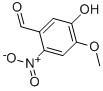 5-Hydroxy-4-methoxy-2-nitrobenzaldehyde Structure,58749-47-6Structure