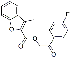 2-Benzofurancarboxylicacid,3-methyl-,2-(4-fluorophenyl)-2-oxoethylester(9ci) Structure,587839-44-9Structure