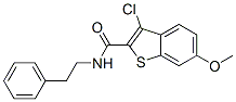 Benzo[b]thiophene-2-carboxamide,3-chloro-6-methoxy-n-(2-phenylethyl)-(9ci) Structure,587842-32-8Structure