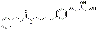 4-(4-(2,3-二羟基丙氧基)苯基)丁基氨基甲酸苄酯结构式_587880-27-1结构式