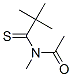 n-(2,2-二甲基-1-硫氧代丙基)-n-甲基乙酰胺结构式_58832-31-8结构式