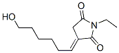 (9ci)-1-乙基-3-(6-羟基己基)-2,5-吡咯烷二酮结构式_588672-31-5结构式