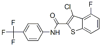 Benzo[b]thiophene-2-carboxamide,3-chloro-4-fluoro-n-[4-(trifluoromethyl)phenyl ]-(9ci) Structure,588673-79-4Structure