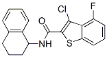 Benzo[b]thiophene-2-carboxamide,3-chloro-4-fluoro-n-(1,2,3,4-tetrahydro-1-naphthalenyl)-(9ci) Structure,588673-80-7Structure