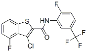 Benzo[b]thiophene-2-carboxamide,3-chloro-4-fluoro-n-[2-fluoro-5-(trifluoromethyl)phenyl ]-(9ci) Structure,588674-13-9Structure