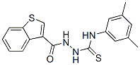 (9ci)-苯并[b]噻吩-3-羧酸,2-[[(3,5-二甲基苯基)氨基]硫氧代甲基]肼结构式_588677-46-7结构式