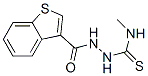 Benzo[b]thiophene-3-carboxylic acid,2-[(methylamino)thioxomethyl ]hydrazide (9ci) Structure,588686-01-5Structure