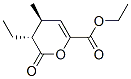 2H-pyran-6-carboxylicacid,3-ethyl-3,4-dihydro-4-methyl-2-oxo-,ethylester,(3r,4s)-(9ci) Structure,588689-97-8Structure