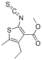 3-Thiophenecarboxylicacid,4-ethyl-2-isothiocyanato-5-methyl-,methylester(9ci) Structure,588695-55-0Structure