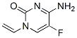 2(1H)-pyrimidinone,4-amino-1-ethenyl-5-fluoro-(9ci) Structure,588715-92-8Structure