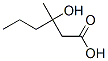 3-Hydroxy-3-methylhexanoic acid Structure,58888-76-9Structure