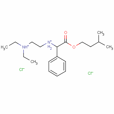 Isopentyl alpha-(2-diethylaminoethylamino)phenylacetate dihydrochloride Structure,5892-41-1Structure