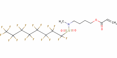 4-[[(Heptadecafluorooctyl)sulphonyl]methylamino]butyl acrylate Structure,58920-31-3Structure