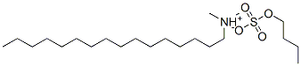 Dimethyl hexadecyl ammoium butayl sulfate Structure,58930-15-7Structure