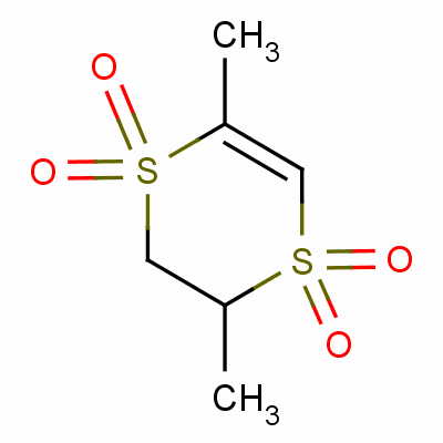 2,3-二氢-2,5-二甲基-1,4-二噻英 1,1,4,4-四氧化物结构式_58951-08-9结构式