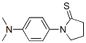 1-[4-(二甲基氨基)苯基]-2-吡咯烷硫酮结构式_58973-34-5结构式