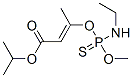 3-[Ethylamino(methoxy)phosphinothioyloxy]-2-butenoic acid isopropyl ester Structure,58995-37-2Structure