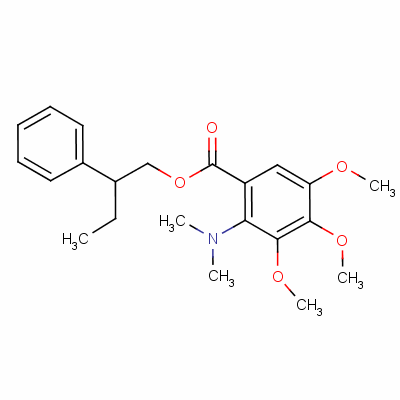 2-(Dimethylamino)-2-phenylbutyl (-)-3,4,5-trimethoxybenzoate Structure,58997-88-9Structure