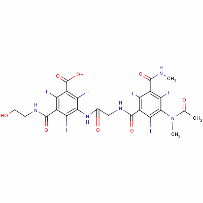 碘克沙酸结构式_59017-64-0结构式