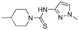 (9ci)-4-甲基-n-(1-甲基-1H-吡唑-3-基)-1-哌啶硫代甲酰胺结构式_590351-64-7结构式