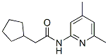 Cyclopentaneacetamide,n-(4,6-dimethyl-2-pyridinyl)-(9ci) Structure,590376-77-5Structure