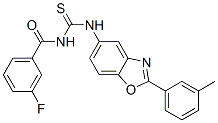 Benzamide,3-fluoro-n-[[[2-(3-methylphenyl)-5-benzoxazolyl ]amino]thioxomethyl ]-(9ci) Structure,590394-08-4Structure