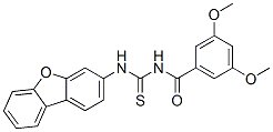 (9ci)-n-[(二苯并呋喃-3-基氨基)硫氧代甲基]-3,5-二甲氧基-苯甲酰胺结构式_590394-88-0结构式