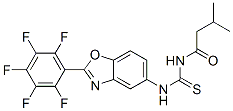 Butanamide,3-methyl-n-[[[2-(pentafluorophenyl)-5-benzoxazolyl ]amino]thioxomethyl ]-(9ci) Structure,590395-31-6Structure