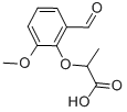 2-(2-Formyl-6-methoxyphenoxy)propanoic acid Structure,590395-57-6Structure