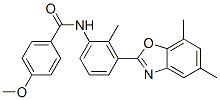 Benzamide,n-[3-(5,7-dimethyl-2-benzoxazolyl)-2-methylphenyl ]-4-methoxy-(9ci) Structure,590395-81-6Structure