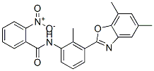 (9ci)-n-[3-(5,7-二甲基-2-苯并噁唑基)-2-甲基苯基]-2-硝基-苯甲酰胺结构式_590395-86-1结构式