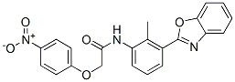 (9ci)-n-[3-(2-苯并噁唑基)-2-甲基苯基]-2-(4-硝基苯氧基)-乙酰胺结构式_590395-99-6结构式