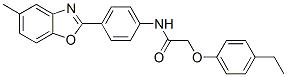 (9ci)-2-(4-乙基苯氧基)-n-[4-(5-甲基-2-苯并噁唑基)苯基]-乙酰胺结构式_590396-09-1结构式