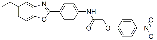 (9ci)-n-[4-(5-乙基-2-苯并噁唑基)苯基]-2-(4-硝基苯氧基)-乙酰胺结构式_590396-10-4结构式