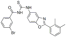 Benzamide,3-bromo-n-[[[2-(2,3-dimethylphenyl)-5-benzoxazolyl ]amino]thioxomethyl ]-(9ci) Structure,590396-52-4Structure