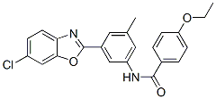 Benzamide,n-[3-(6-chloro-2-benzoxazolyl)-5-methylphenyl ]-4-ethoxy-(9ci) Structure,590396-53-5Structure