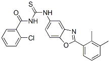 (9ci)-2-氯-n-[[[2-(2,3-二甲基苯基)-5-苯并噁唑基]氨基]硫氧代甲基]-苯甲酰胺结构式_590396-77-3结构式